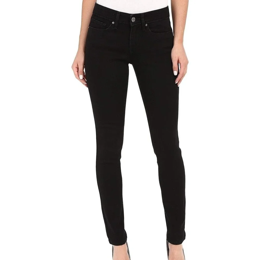 Levi's® Womens 711 Skinny‎ Jeans Soft Black 26 28 NWT